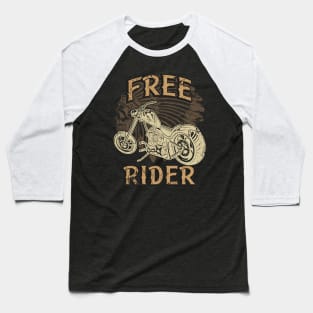 American Motorcycle Spirit Native Biker Baseball T-Shirt